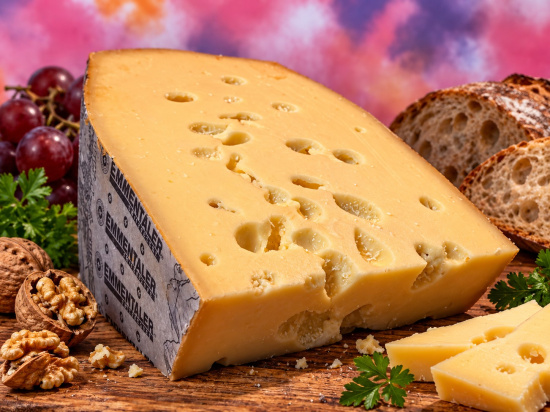 Jumi Schweizer Bergk�se, Extra h�hlengereifter Emmentaler 24 Monate (A.O.P.)
