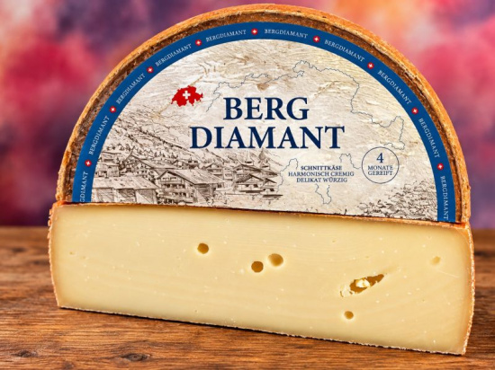 Schweizer Bergk�se, Bergdiamant, 4 Monate gereift