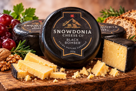 Cheddar Black Bomber 200 g.
