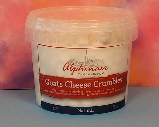 (500 g) Ziegenfrischkse, Cheese Crumbles, Fingerfood