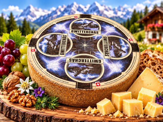 Schweizer Bergk�se, Gwitterch�s, Gold bei International Cheese Awards 2025
