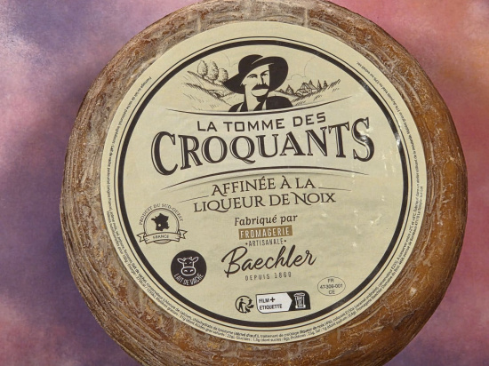 La Tomme des Croquants Affine  la Liqueur de Noix