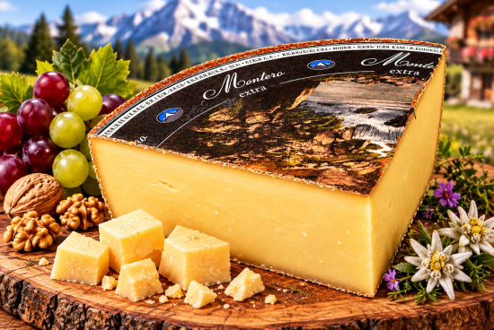 Schweizer Bergk�se, Montero Selection extra, Gold bei International Cheese Awards 2026