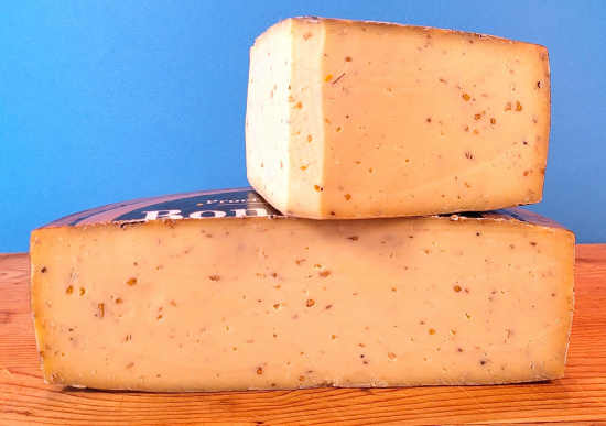 Bauernkse, Eichhrnchenbrot: Rstzwiebel & Steinpilze, nussig & cremig