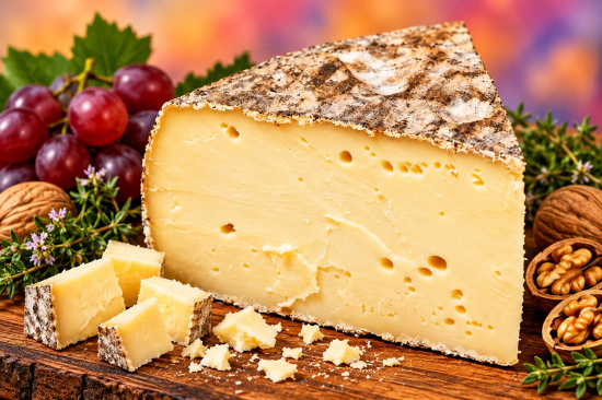 Franz�sischer Bergk�se, Tomme de Montagne d`Auvergne (A.O.C.), cremig & Intensiv