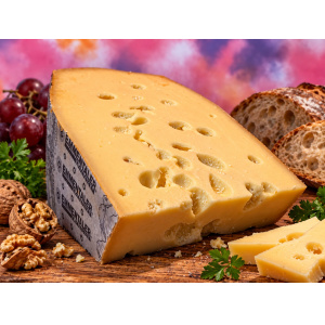 Jumi Schweizer Bergk�se, Extra h�hlengereifter Emmentaler 24 Monate (A.O.P.)