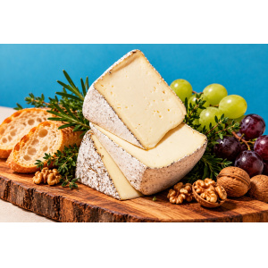 Tomme Blanche Cailladou, mit Knoblauch