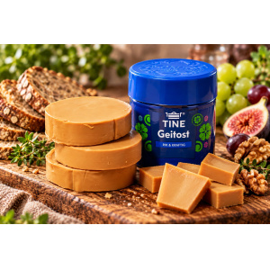 Gjetost, Geitost, Karamellgeschmack