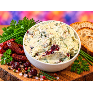 Kr�utermagie, Sahnefrischk�se mit Cranberry, Petersilie & Schnittlauch