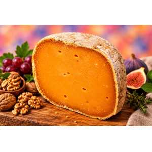 Franz�sischer Bergk�se, Mimolette R�serv� +18 Monate (A.O.P.) von Hennart fein w�rzig.