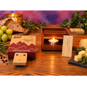 Cookut Yeti Rot; Teelicht-Raclette