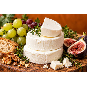 Ziegenfrischk�se mit Honig